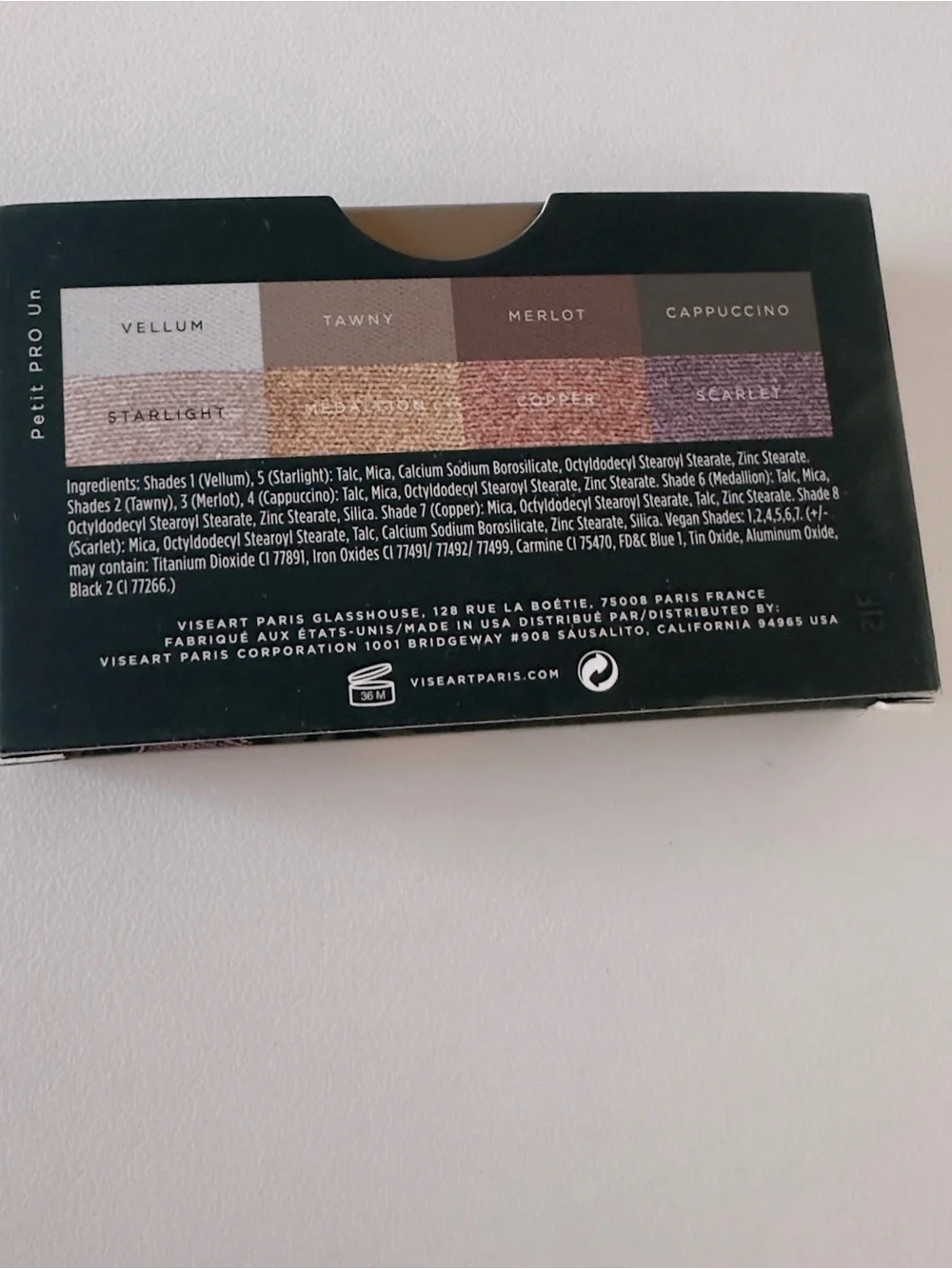 New Viseart Petit PRO Un Eyeshadow Palette
